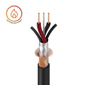 DMX кабель ROXTONE DMX001L-LSZH/1m Black 97943